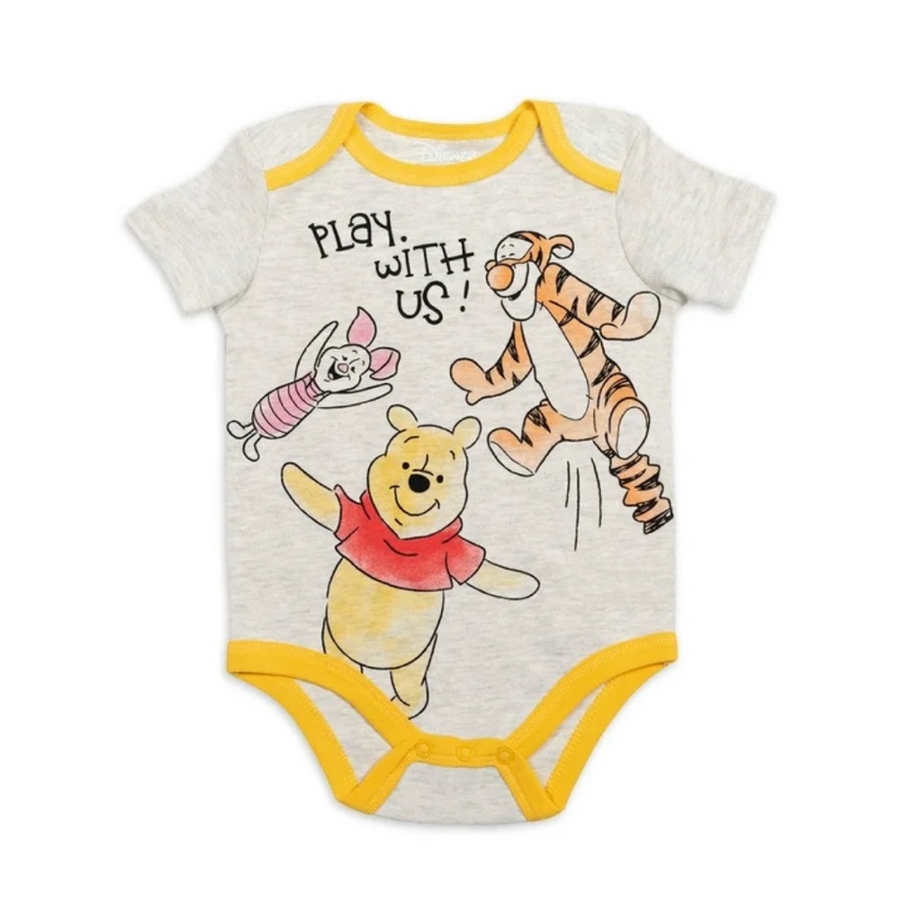 💛Disney Winnie the Pooh onesie new with tags